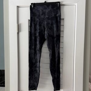 Lululemon gray  Tie-Dye Leggings